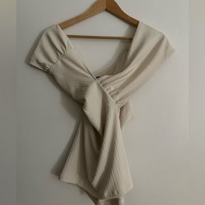 Banana Republic wrap top new with tag.
